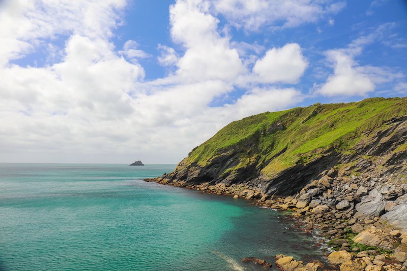 panoramic shot of the Roseland Heritage Coast